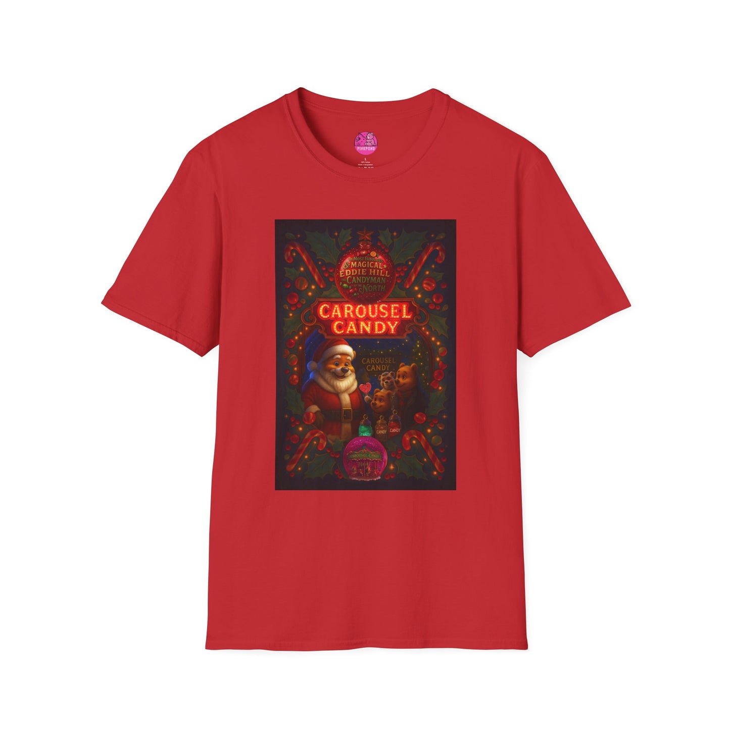 Carousel Candy Christmas T-Shirt — Eddie Hill, The Candyman of the North