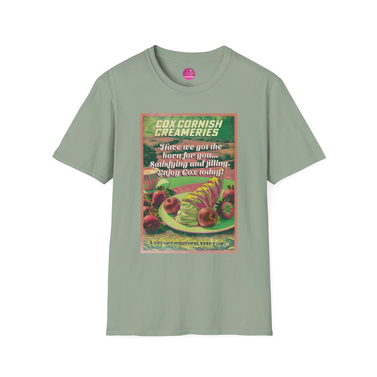 Saucy Vintage Cox Creameries - Satisfy Your Cravings T-Shirt