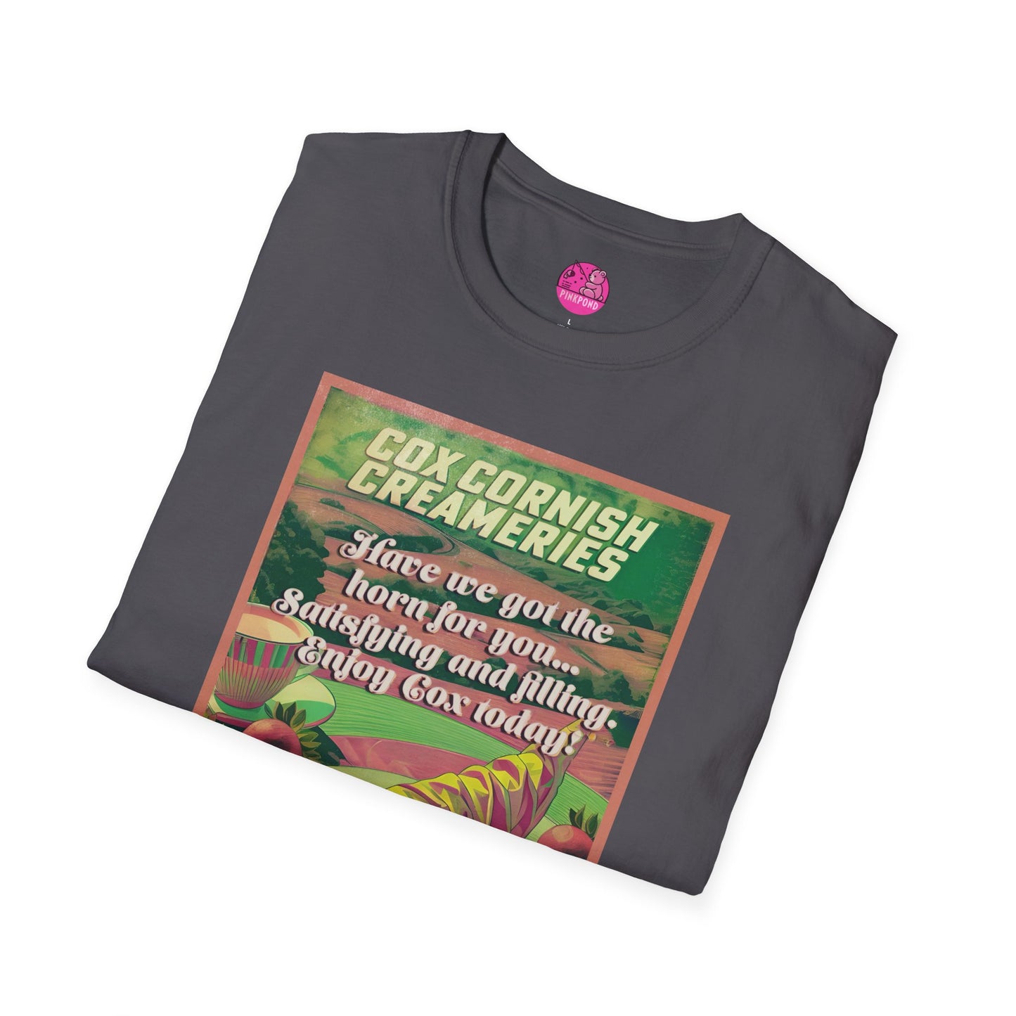 Saucy Vintage Cox Creameries - Satisfy Your Cravings T-Shirt