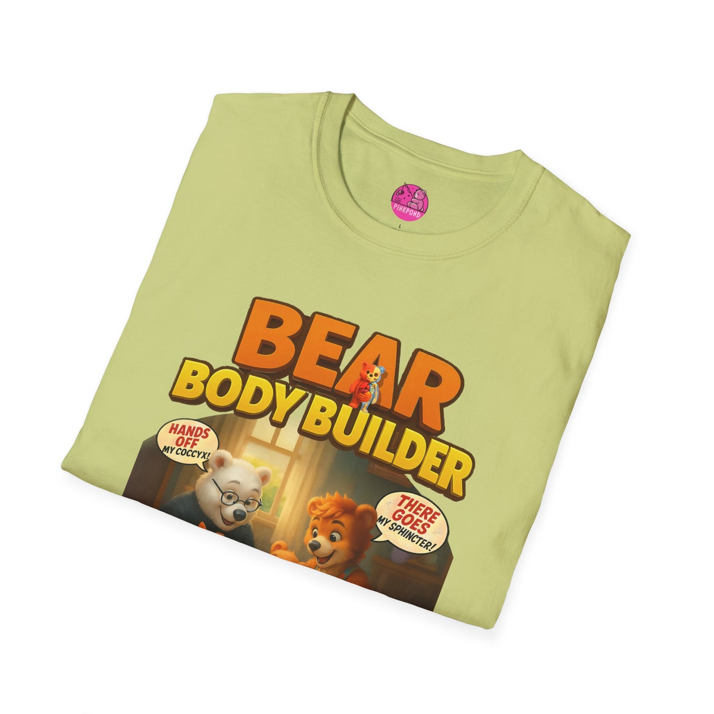 Bear Body Builder Parody Game Tee