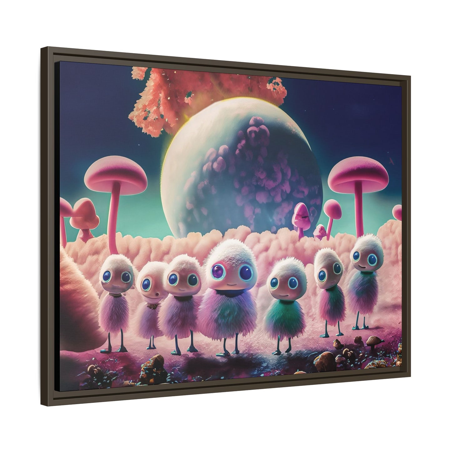 “"Keep smiling," whispered Axlar. "We can eat them later." – Fine Art Canvas Print By Andrew McCarter