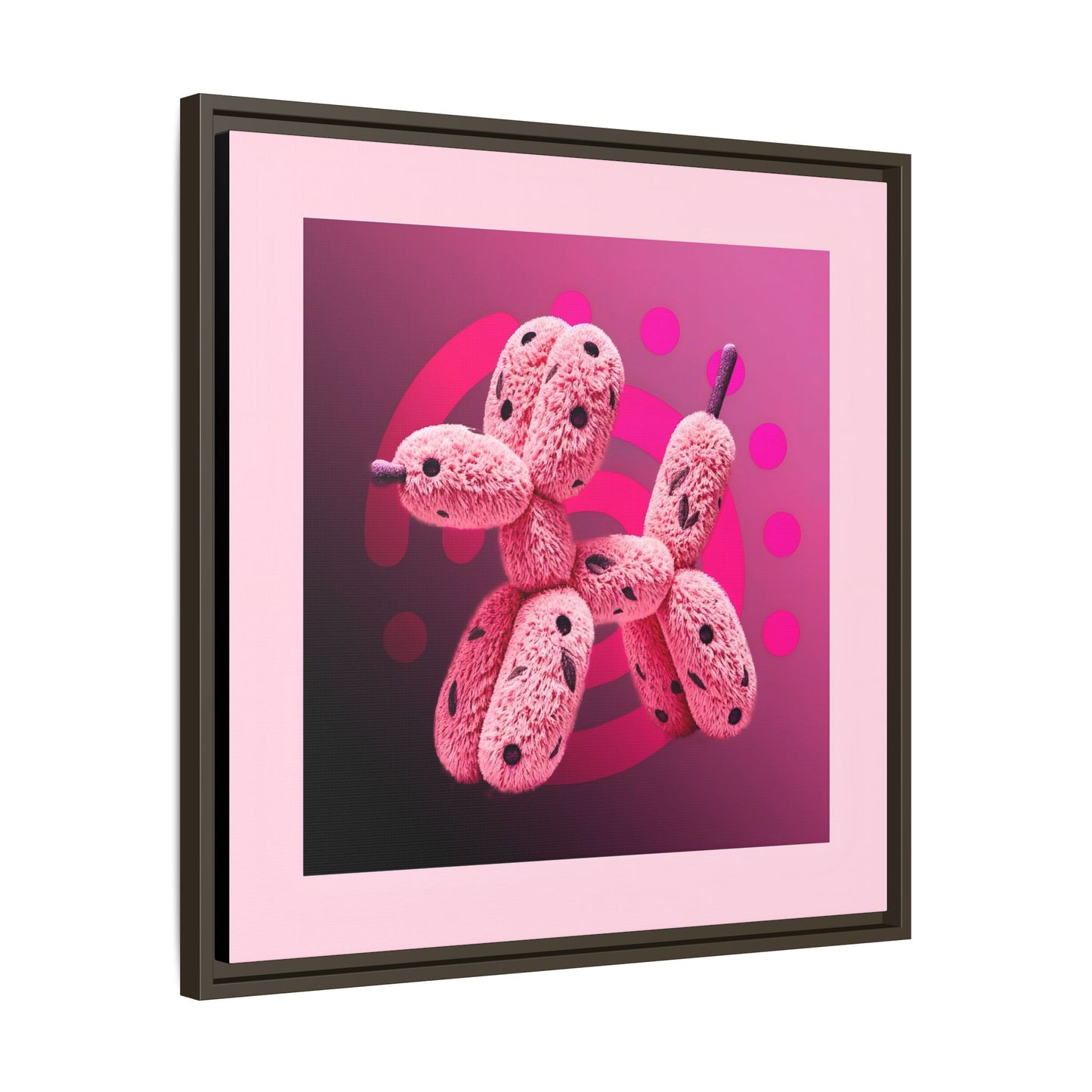 Canvas Art Print - Furry Balloon Dog