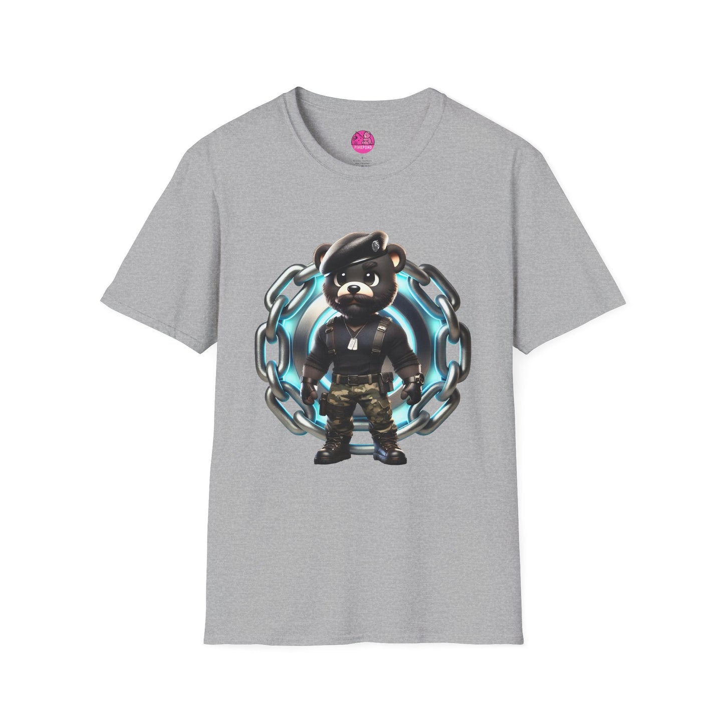 Colin the Combat Bear T-Shirt – Bold, Tactical, and Unstoppable