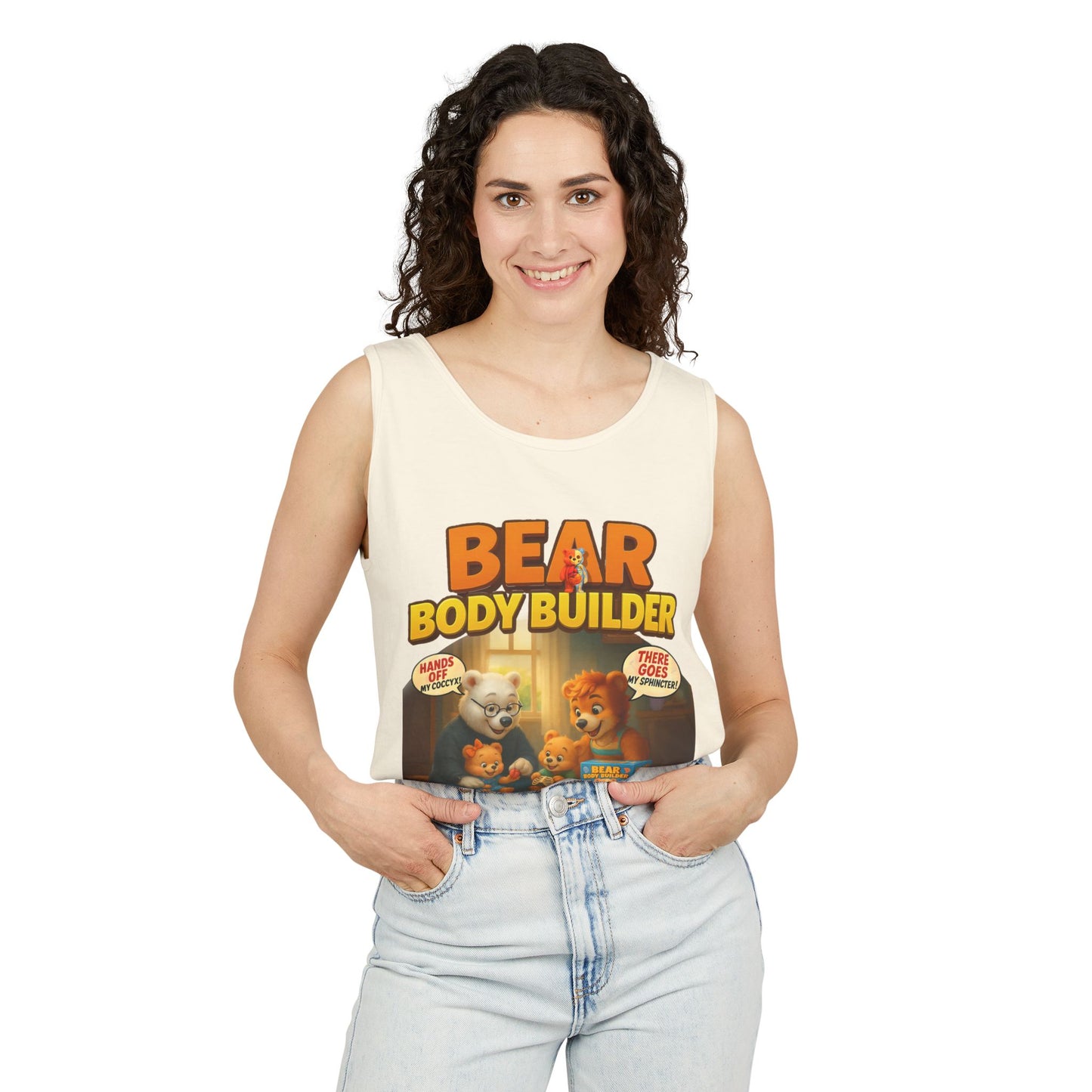 Bear Body Builder Parody Game Tank Top - Unisex