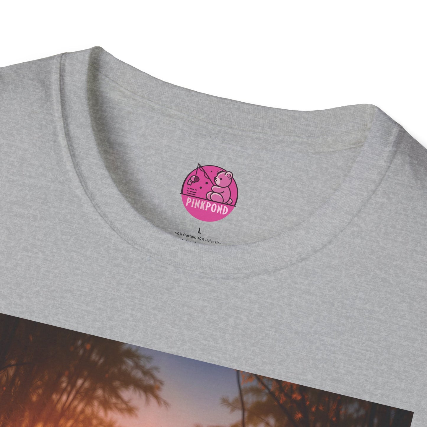 Meditating Bear Golden Hour T-Shirt