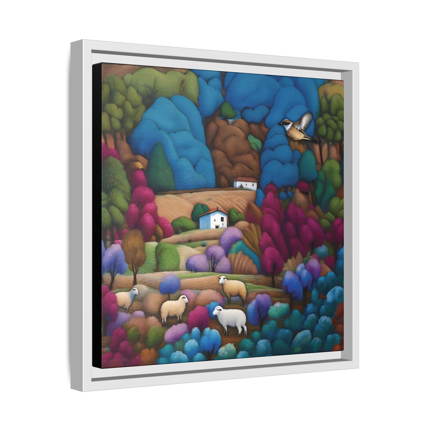 The Painted Valley Canvas Print by Andrew McCarter