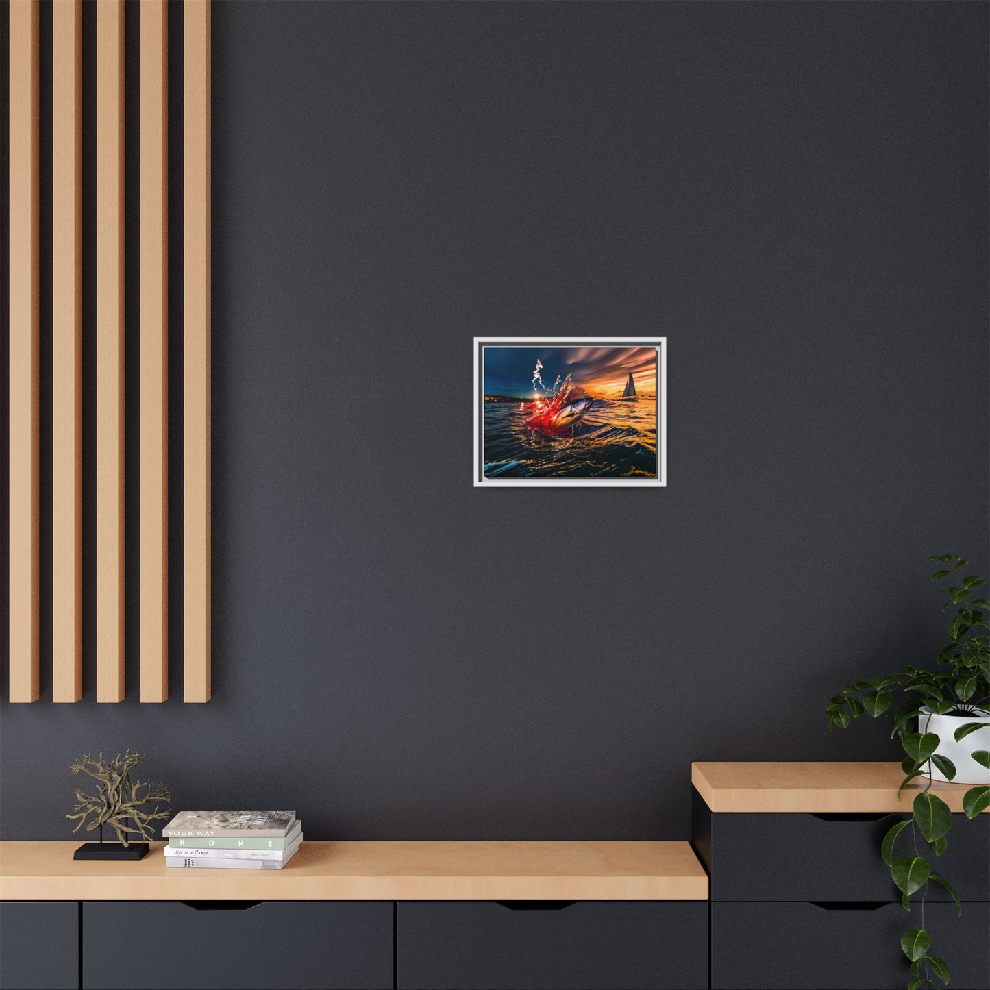 "The Leap" by Andrew McCarter - Ocean Canvas Art.