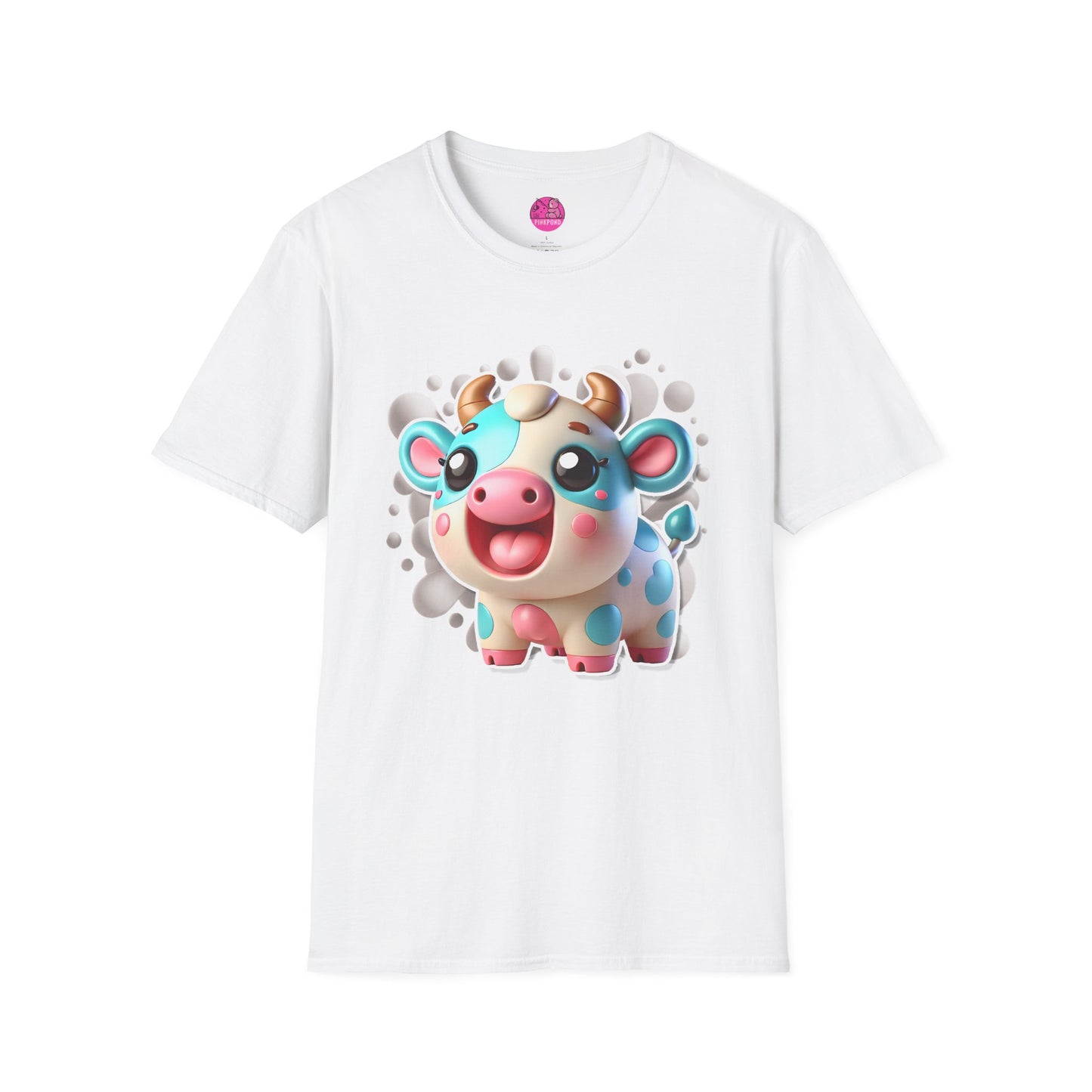 Carmen the Cow T-Shirt - Cute Farmyard Tee for Fun Fashion Fans