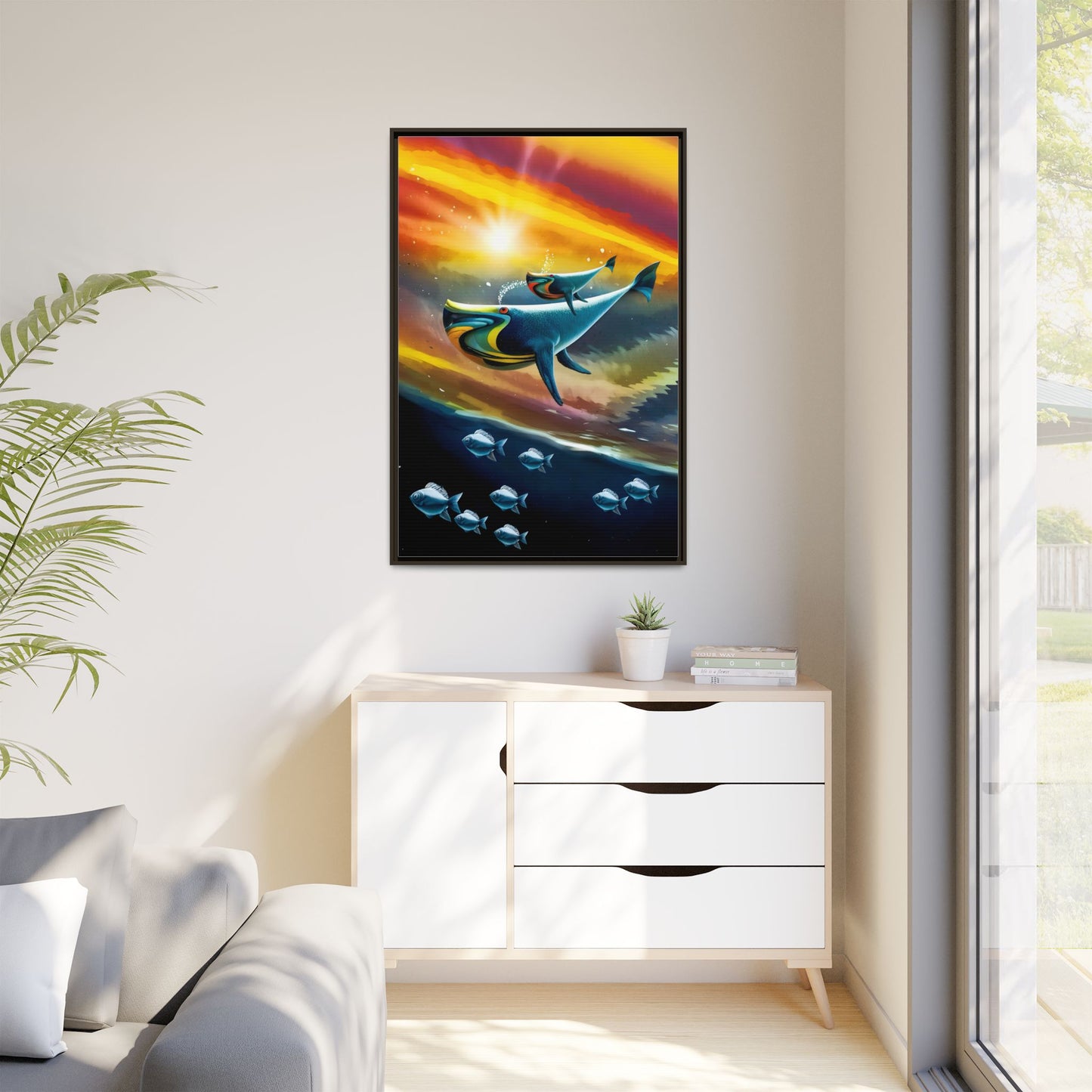 Celestial Whale by Andrew McCarter - Art Print