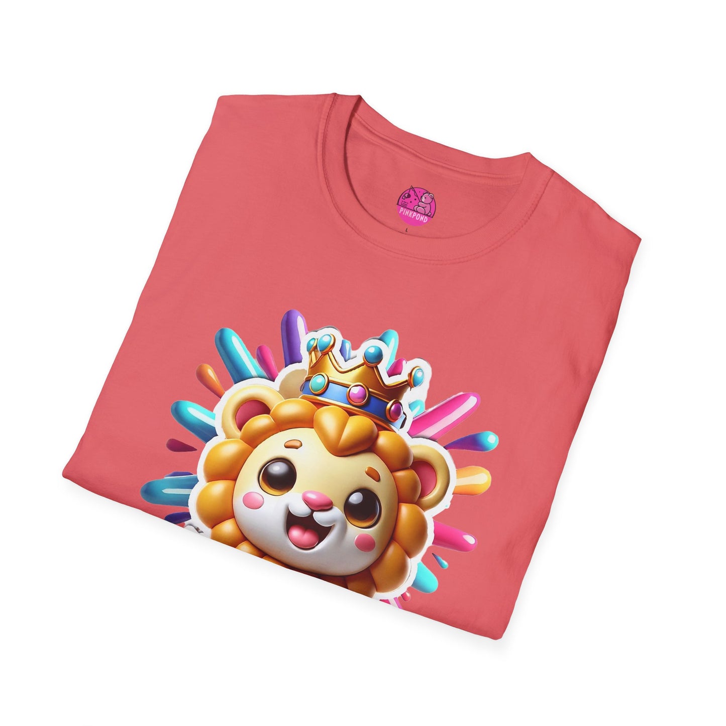 Leon the Lion King Unisex T-Shirt - Fun and Funky Jungle Tee