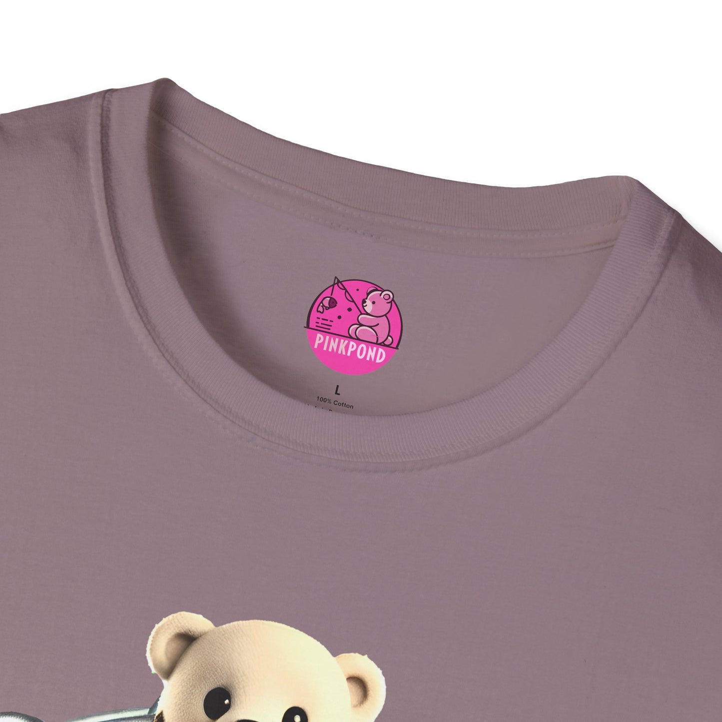Hot Leather Cub Unisex Softstyle T-Shirt | Fierce and Fun Bear Tee with Leather-Clad Sass