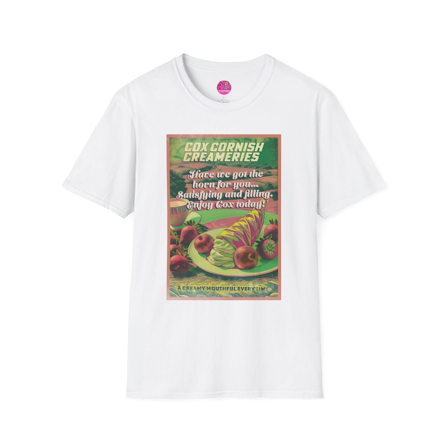 Saucy Vintage Cox Creameries - Satisfy Your Cravings T-Shirt