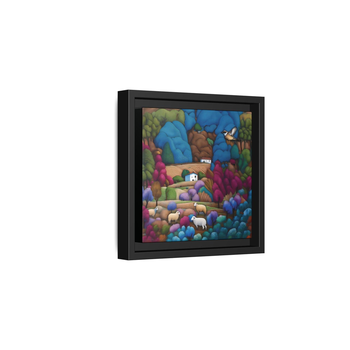 The Painted Valley Canvas Print by Andrew McCarter