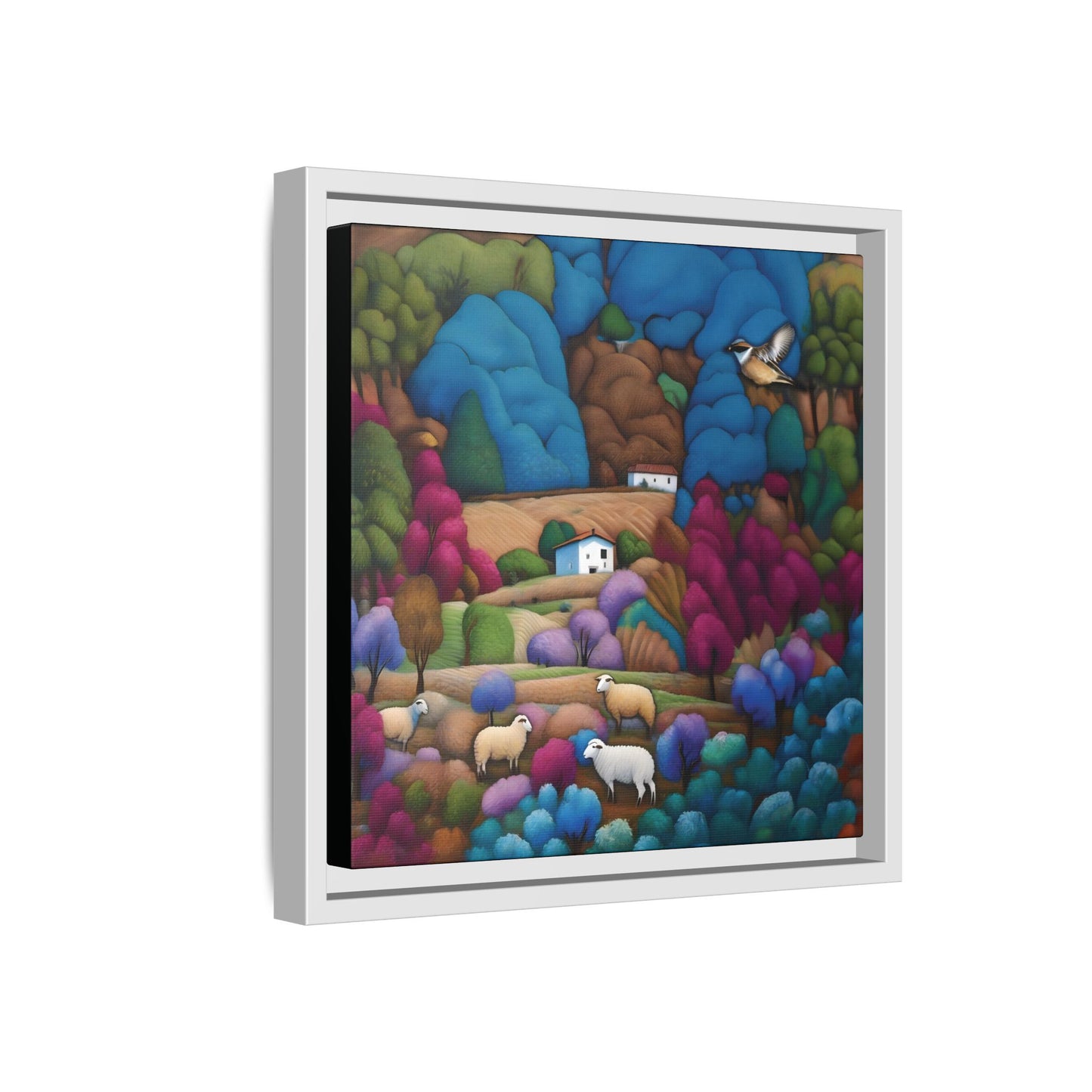 The Painted Valley Canvas Print by Andrew McCarter