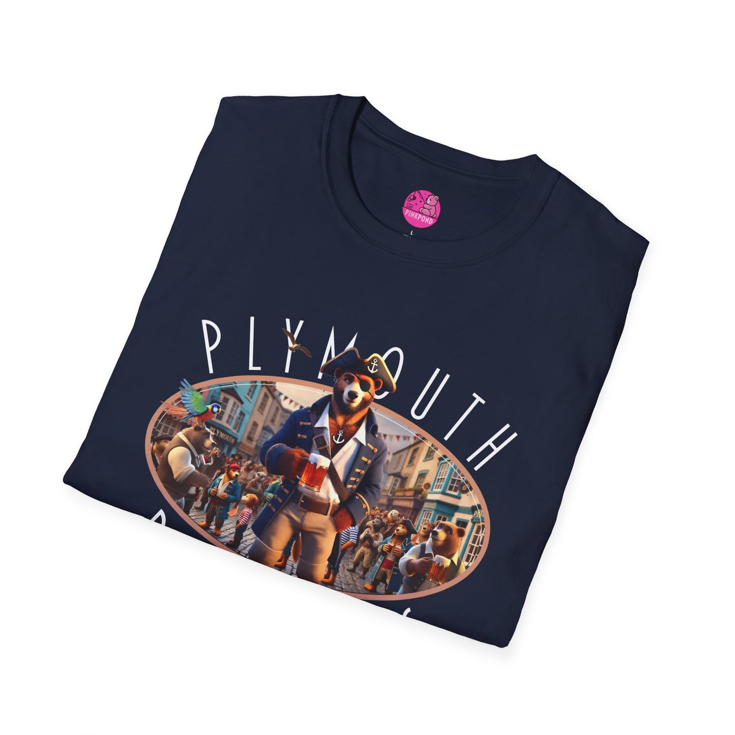 Plymouth Pirates Bear T-Shirt