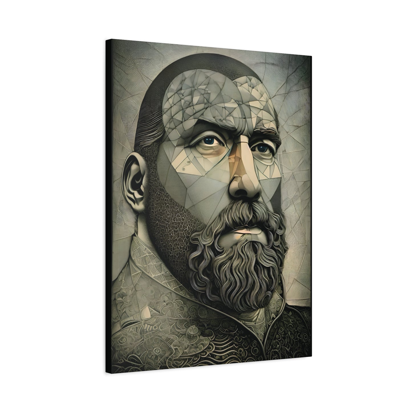 Fractured Peace - Fine Art Print by Andrew McCarter adapted from a drawing by David Lake