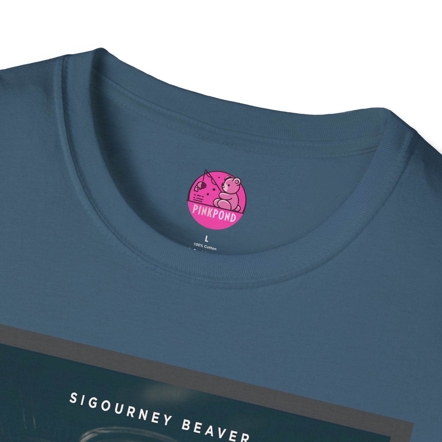 Retro Noir Alien Parody Sci-Fi T-Shirt Featuring Sigourney Beaver