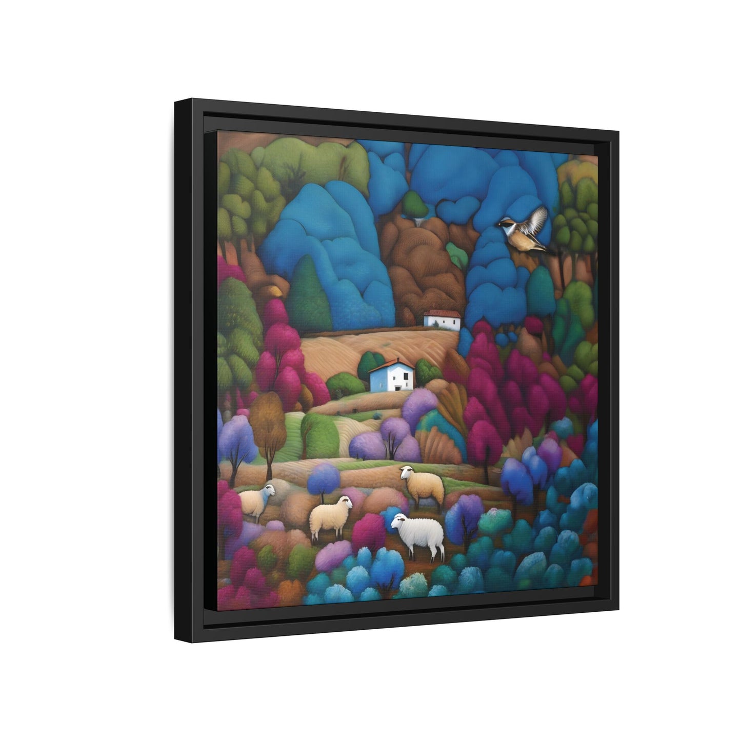 The Painted Valley Canvas Print by Andrew McCarter