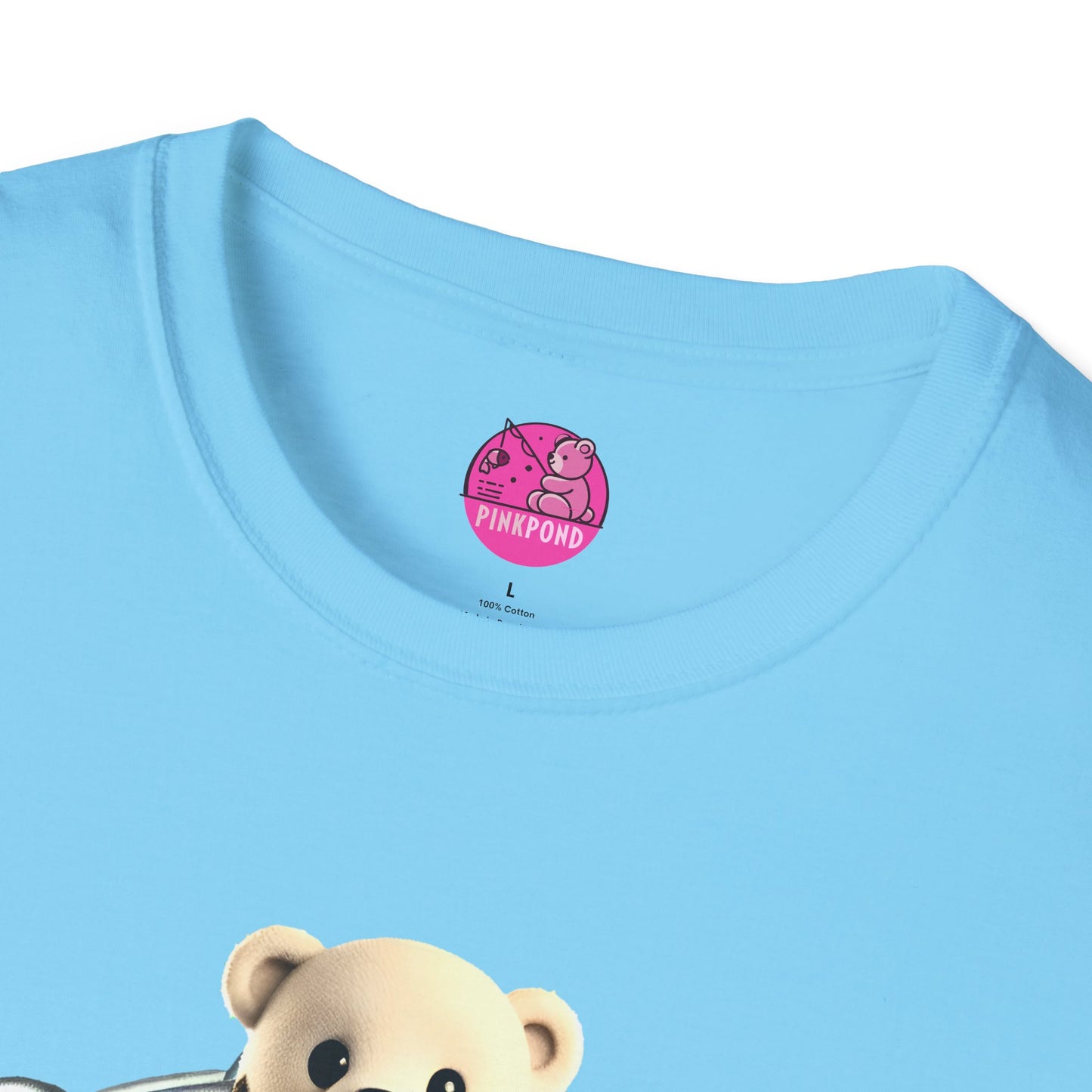 Hot Leather Cub Unisex Softstyle T-Shirt | Fierce and Fun Bear Tee with Leather-Clad Sass