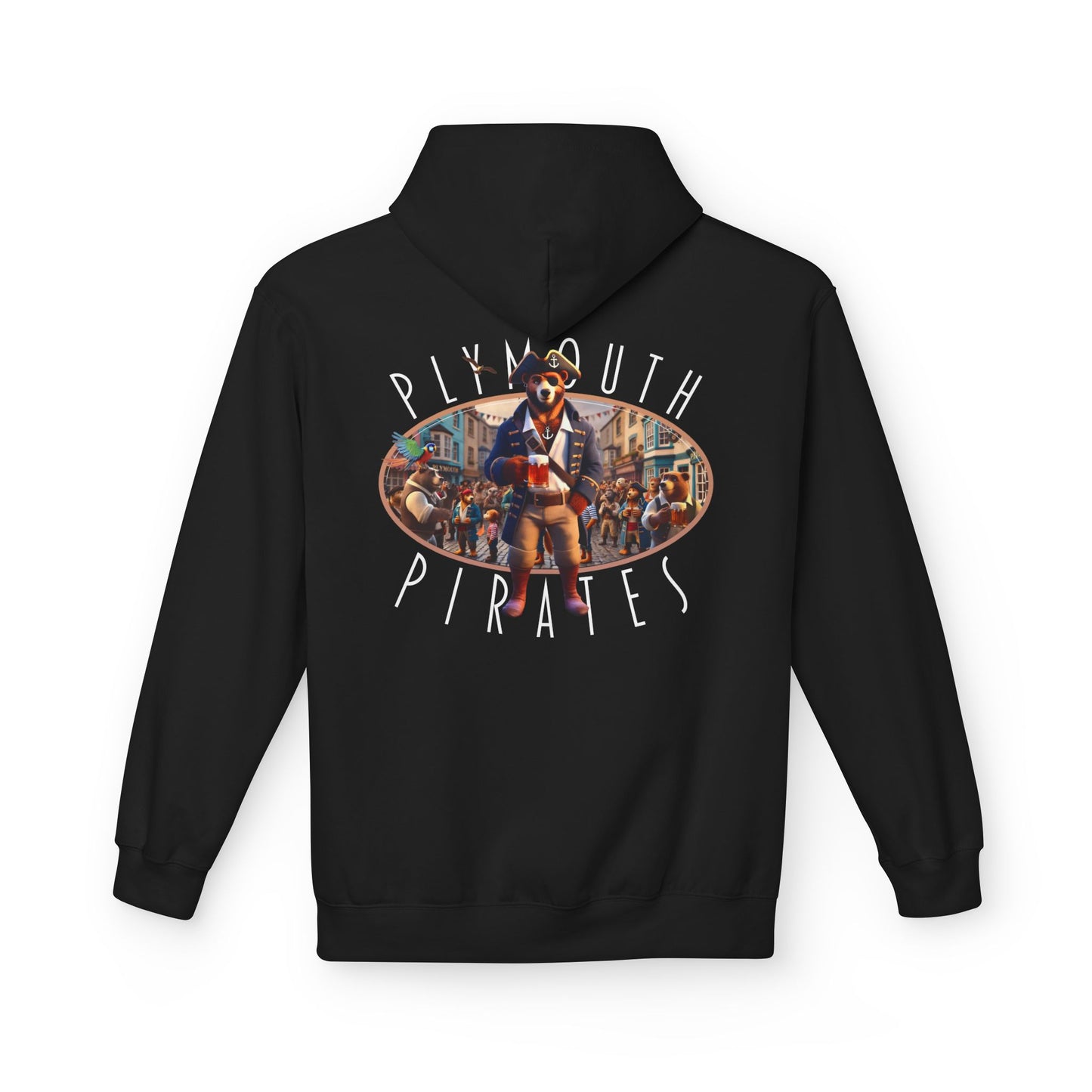 Plymouth Pirates Bear Hoodie