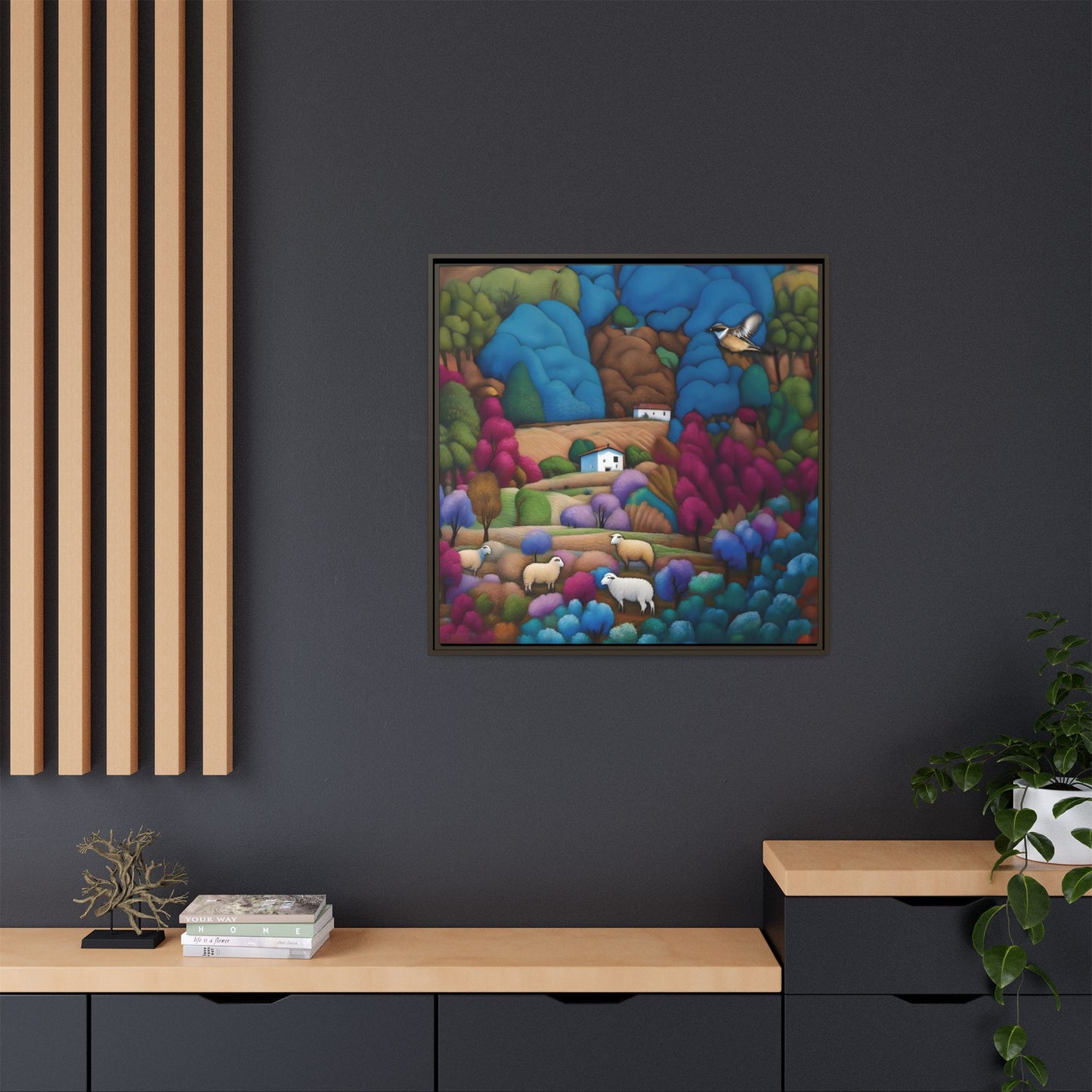 The Painted Valley Canvas Print by Andrew McCarter