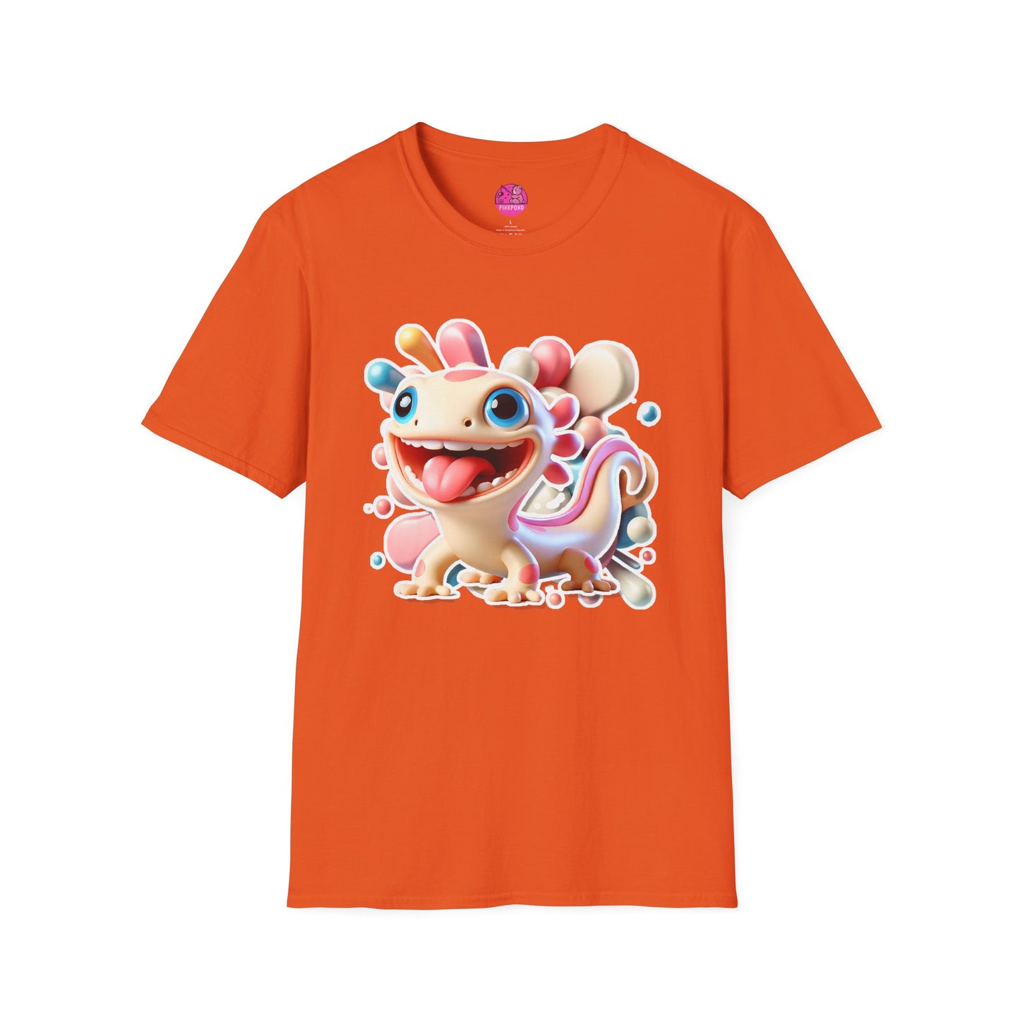 Gordon Gekko T-Shirt – The Lively Lizard with a Big Personality! - Unisex Softstyle Tee