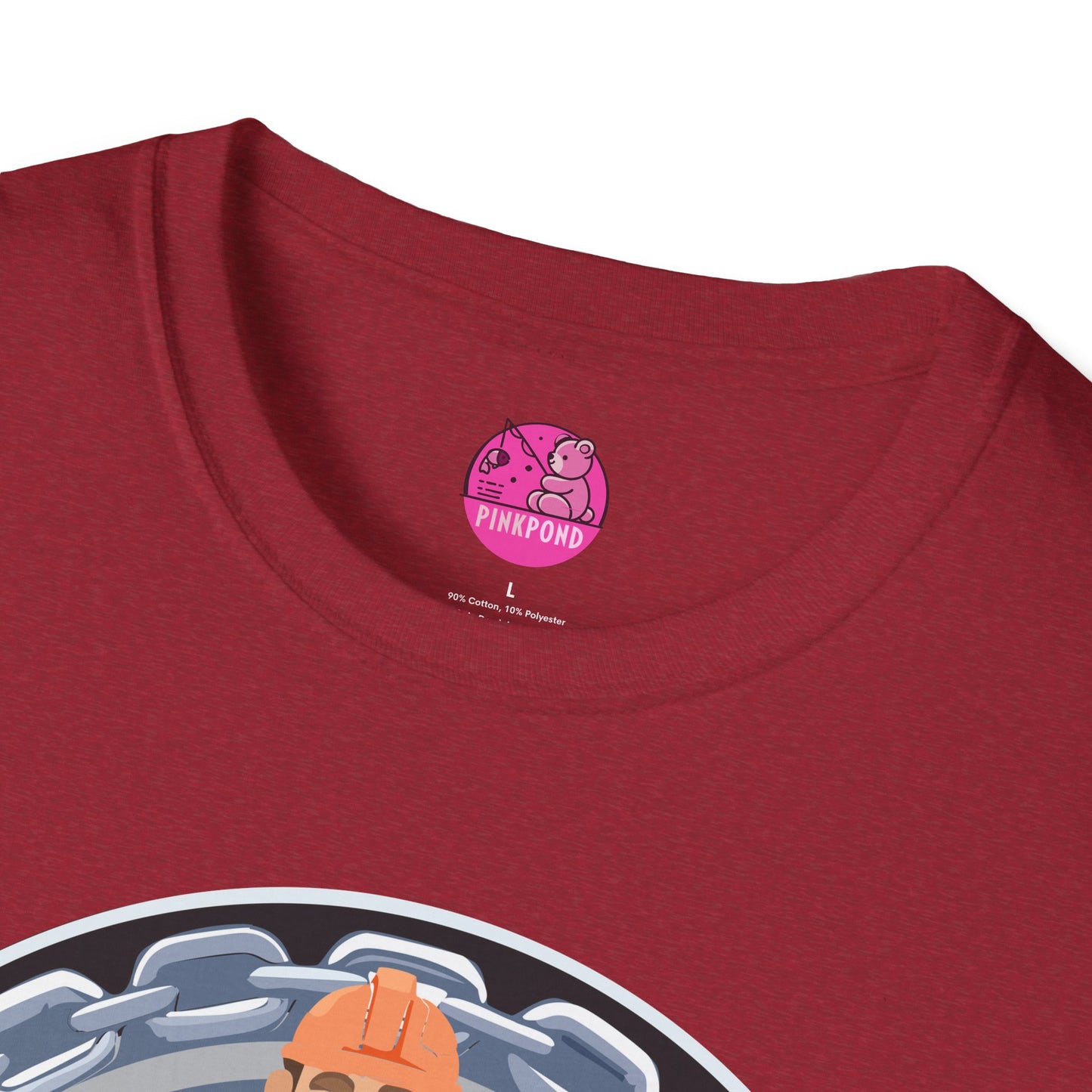 Construction Worker Bear  Graphic T-Shirt