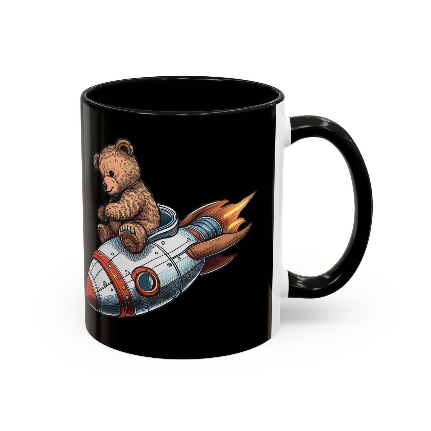 Rocket Bear Style 2 Mug - Adventure Coffee Cup for Space Lovers & Dreamers
