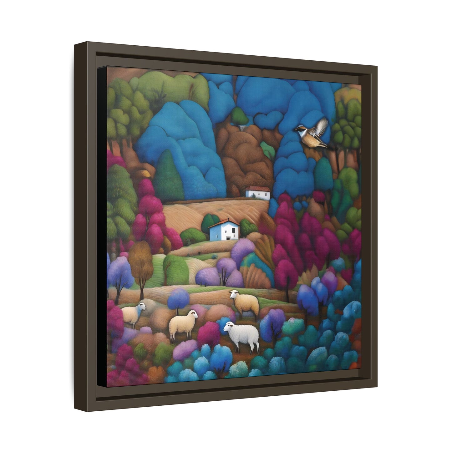 The Painted Valley Canvas Print by Andrew McCarter