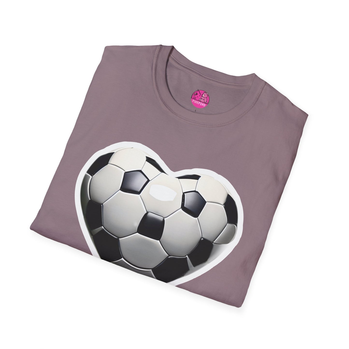 Football Heart Unisex T-Shirt - Love Life Design,