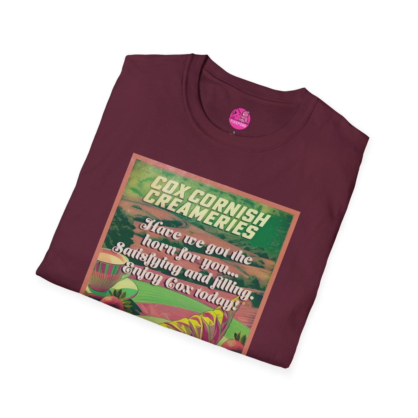 Saucy Vintage Cox Creameries - Satisfy Your Cravings T-Shirt