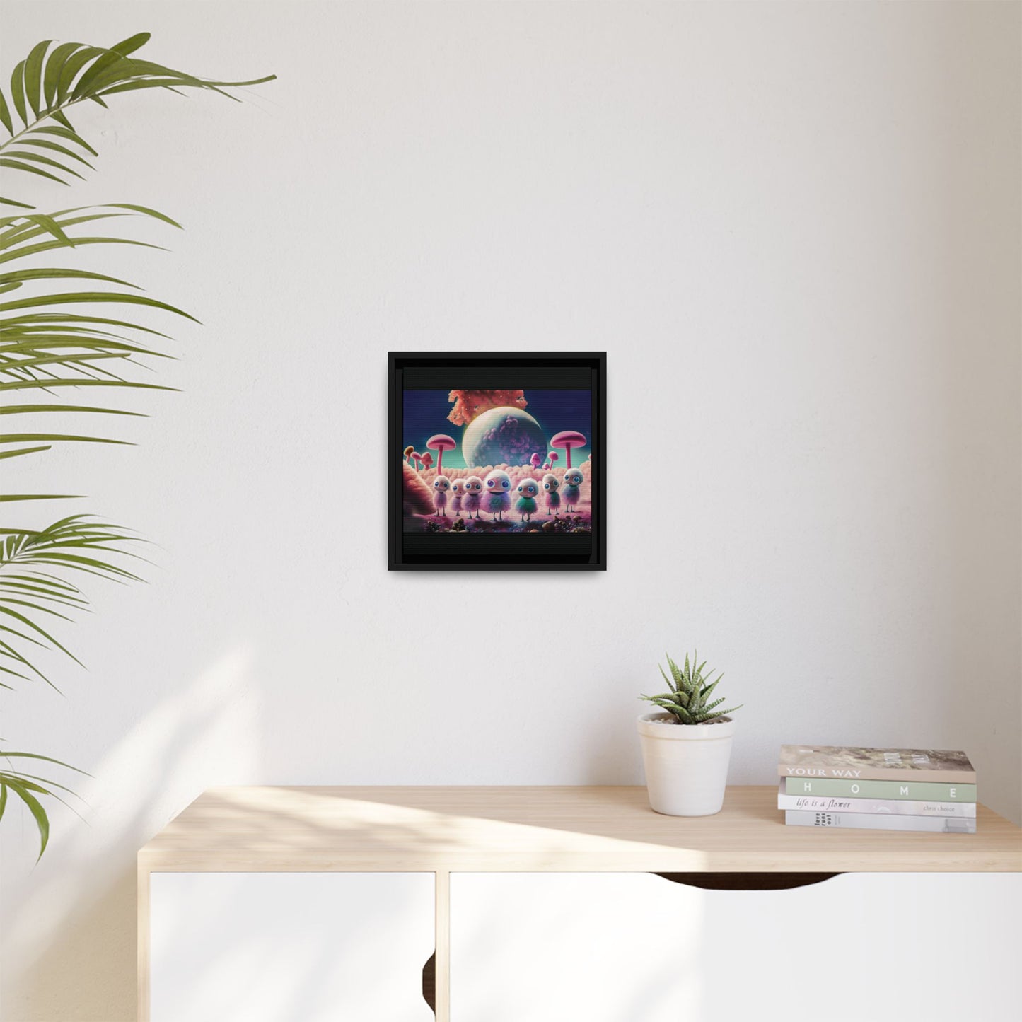 “"Keep smiling," whispered Axlar. "We can eat them later." – Fine Art Canvas Print By Andrew McCarter