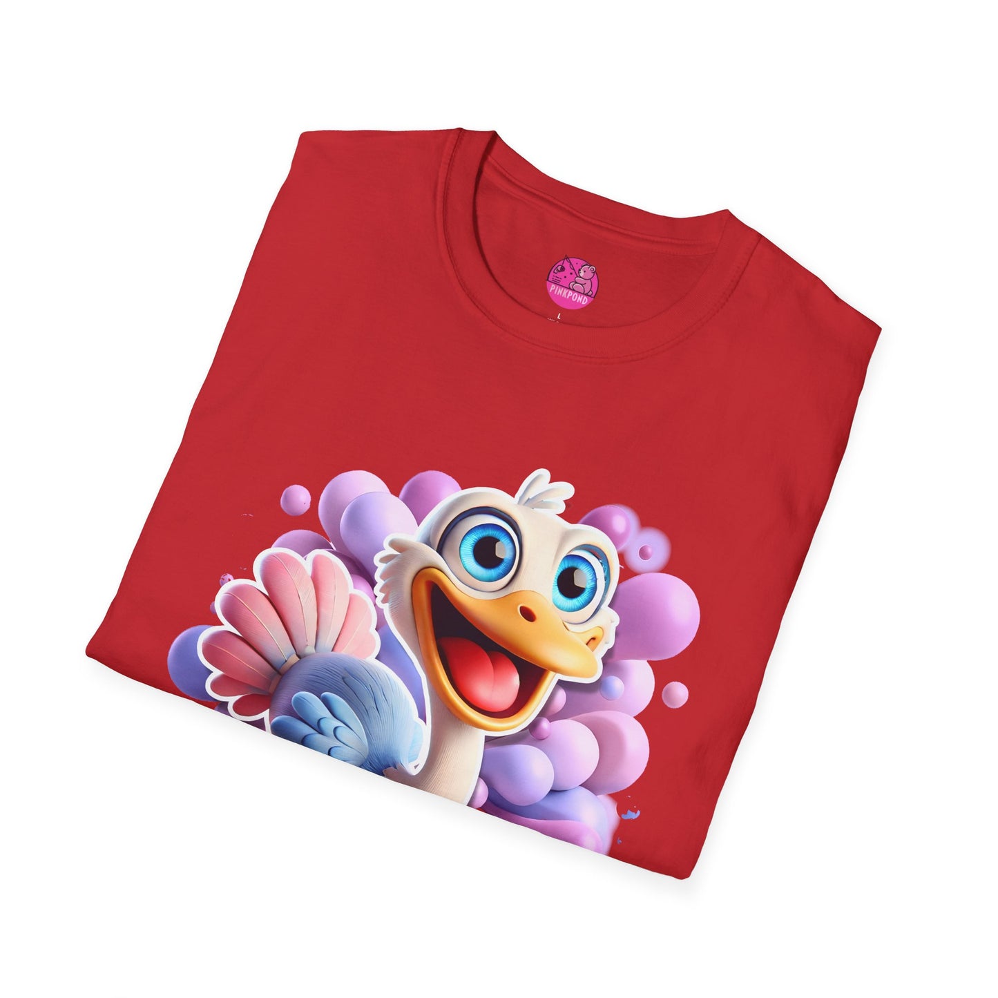 Osma the Ostrich T-Shirt – Speed, Smiles, and Sass!! - Unisex Softstyle Tee