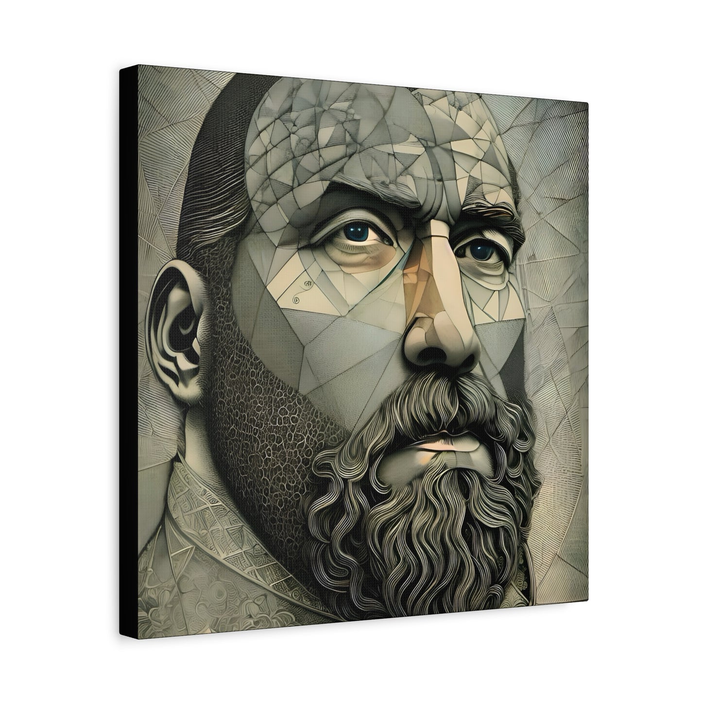 Fractured Peace -  Fine Art Print by Andrew McCarter adapted from a drawing by David Lake