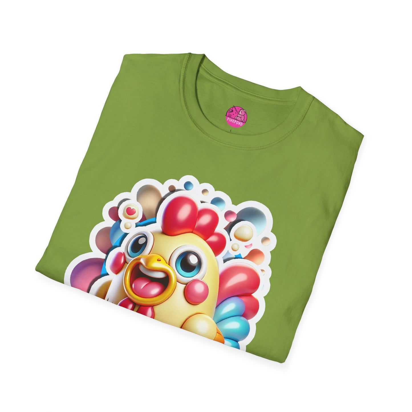 Colin Cockerel Tee - Fun Rooster Graphic Unisex T-Shirt