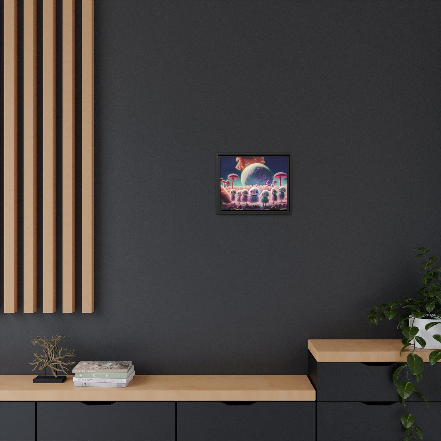 “"Keep smiling," whispered Axlar. "We can eat them later." – Fine Art Canvas Print By Andrew McCarter