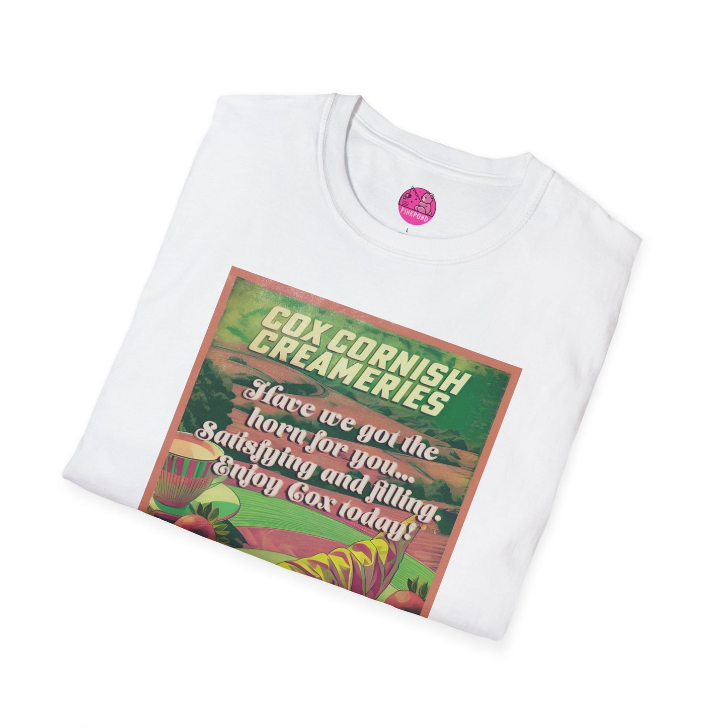 Saucy Vintage Cox Creameries - Satisfy Your Cravings T-Shirt
