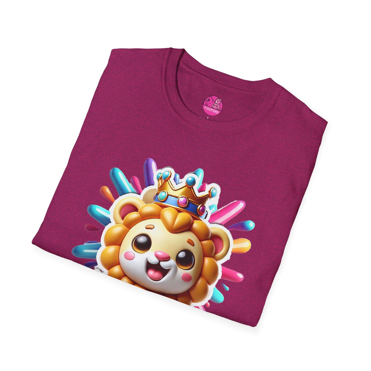 Leon the Lion King Unisex T-Shirt - Fun and Funky Jungle Tee