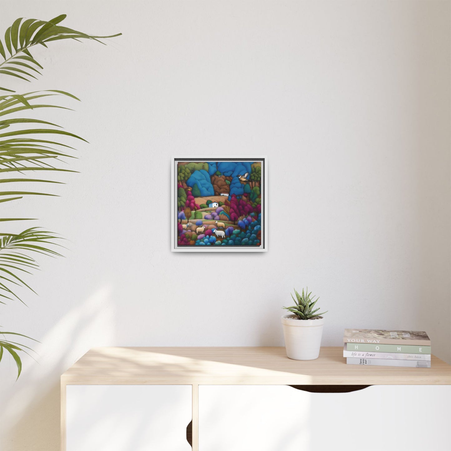 The Painted Valley Canvas Print by Andrew McCarter