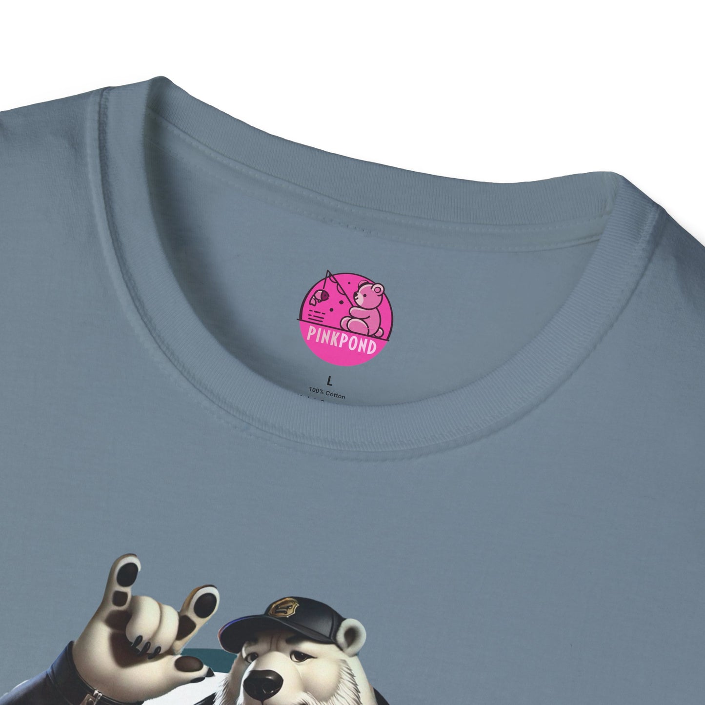 Artic Rebel Polar Bear Love Graphic Tee - ASL Love Sign