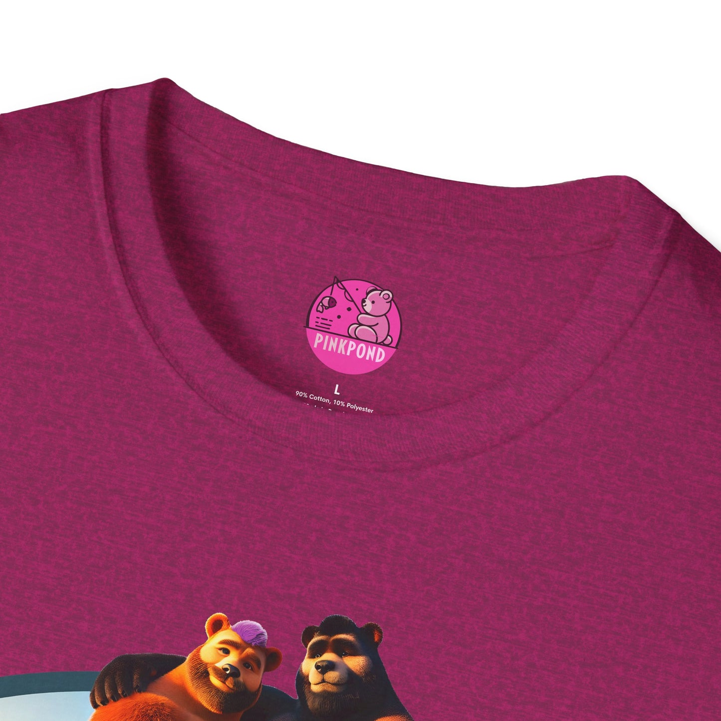 Beach Life Bears Unisex T-Shirt - Mikey & Max Tee by PinkPond