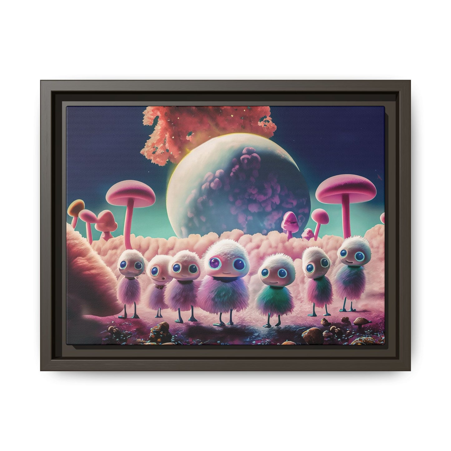 “"Keep smiling," whispered Axlar. "We can eat them later." – Fine Art Canvas Print By Andrew McCarter