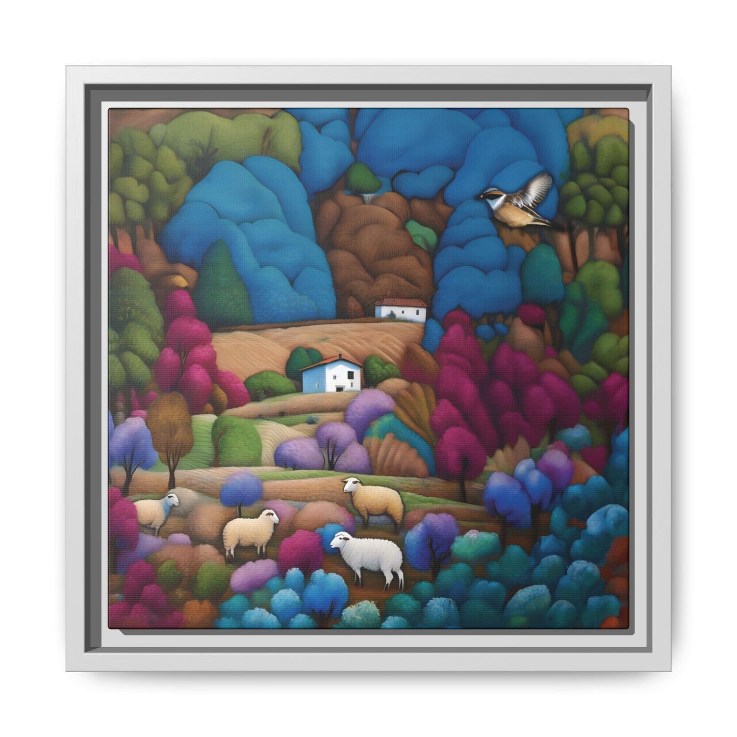 The Painted Valley Canvas Print by Andrew McCarter
