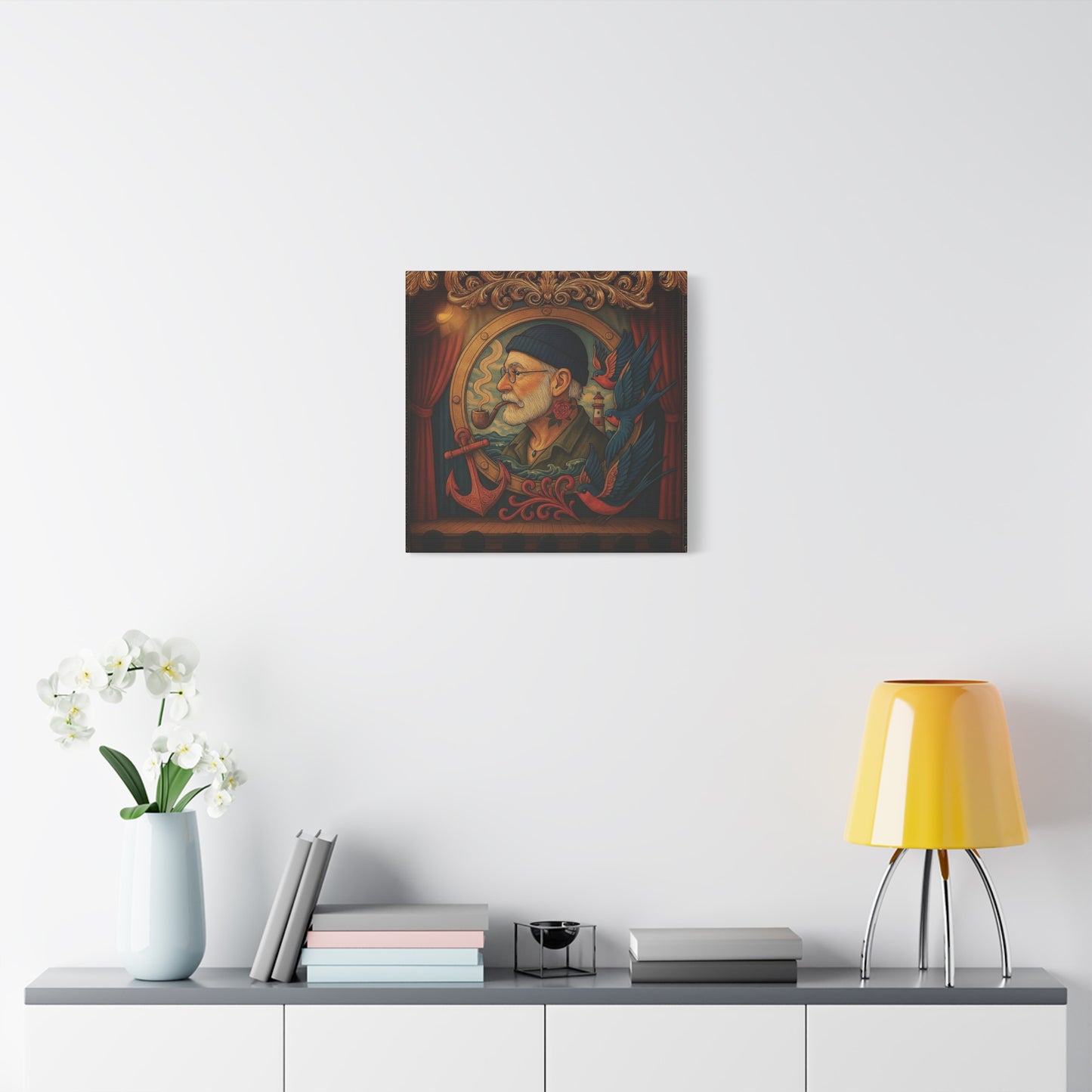 Canvas Wall Art - The Old Sailor’s Portrait