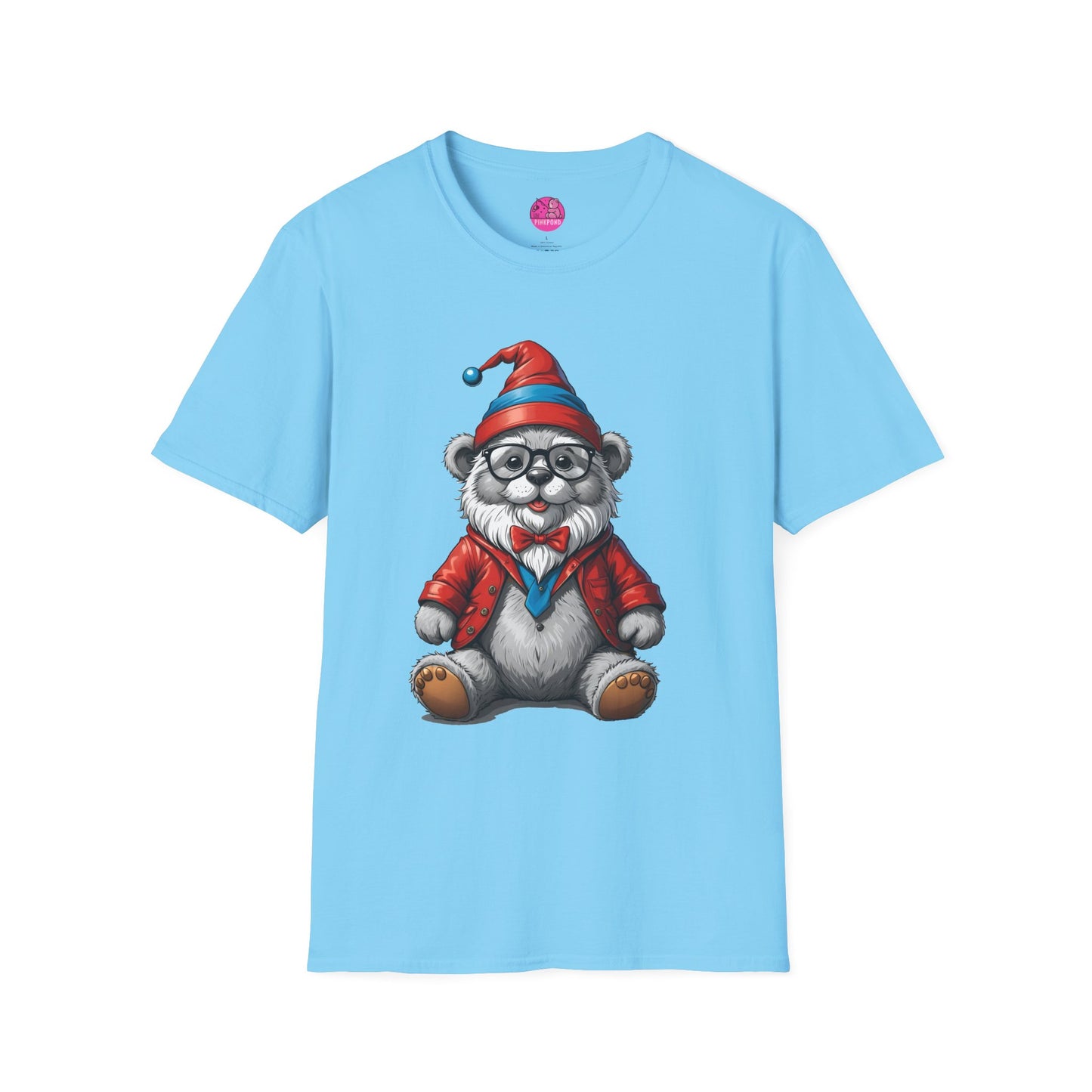 Bear Gnome Unisex T-Shirt - Fun Swiss Gnome Design for Bear Fans
