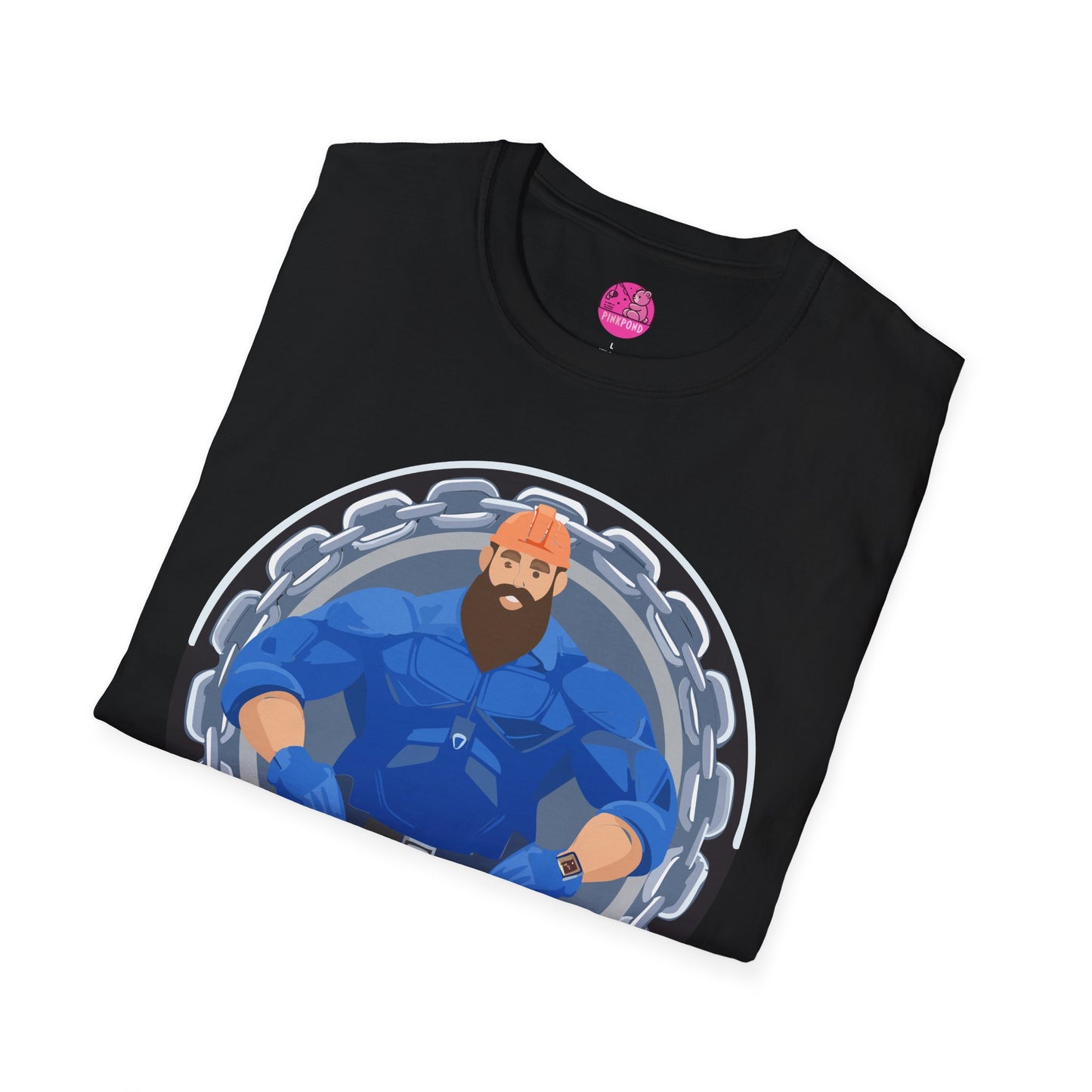 Construction Worker Bear  Graphic T-Shirt