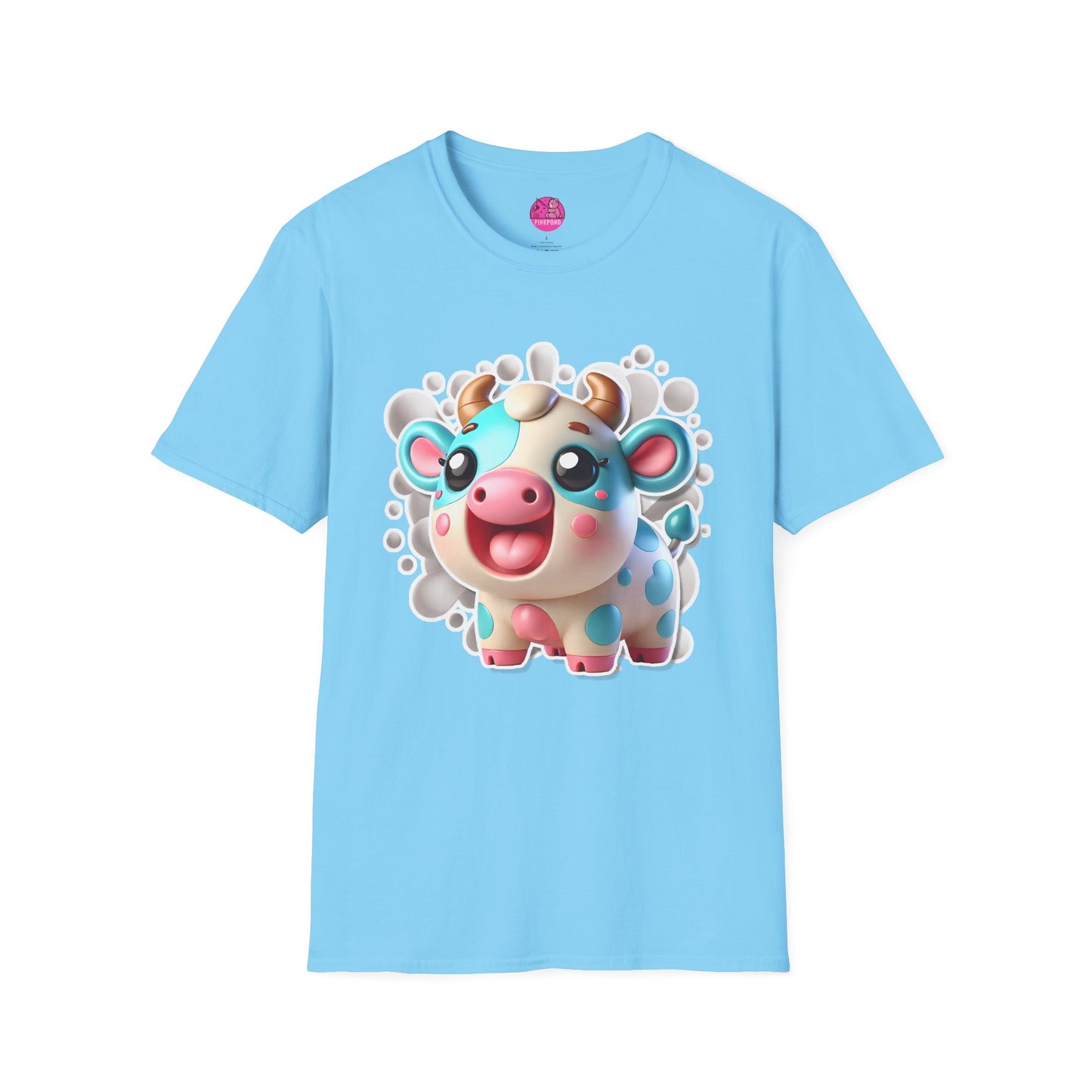 Carmen the Cow T-Shirt - Cute Farmyard Tee for Fun Fashion Fans