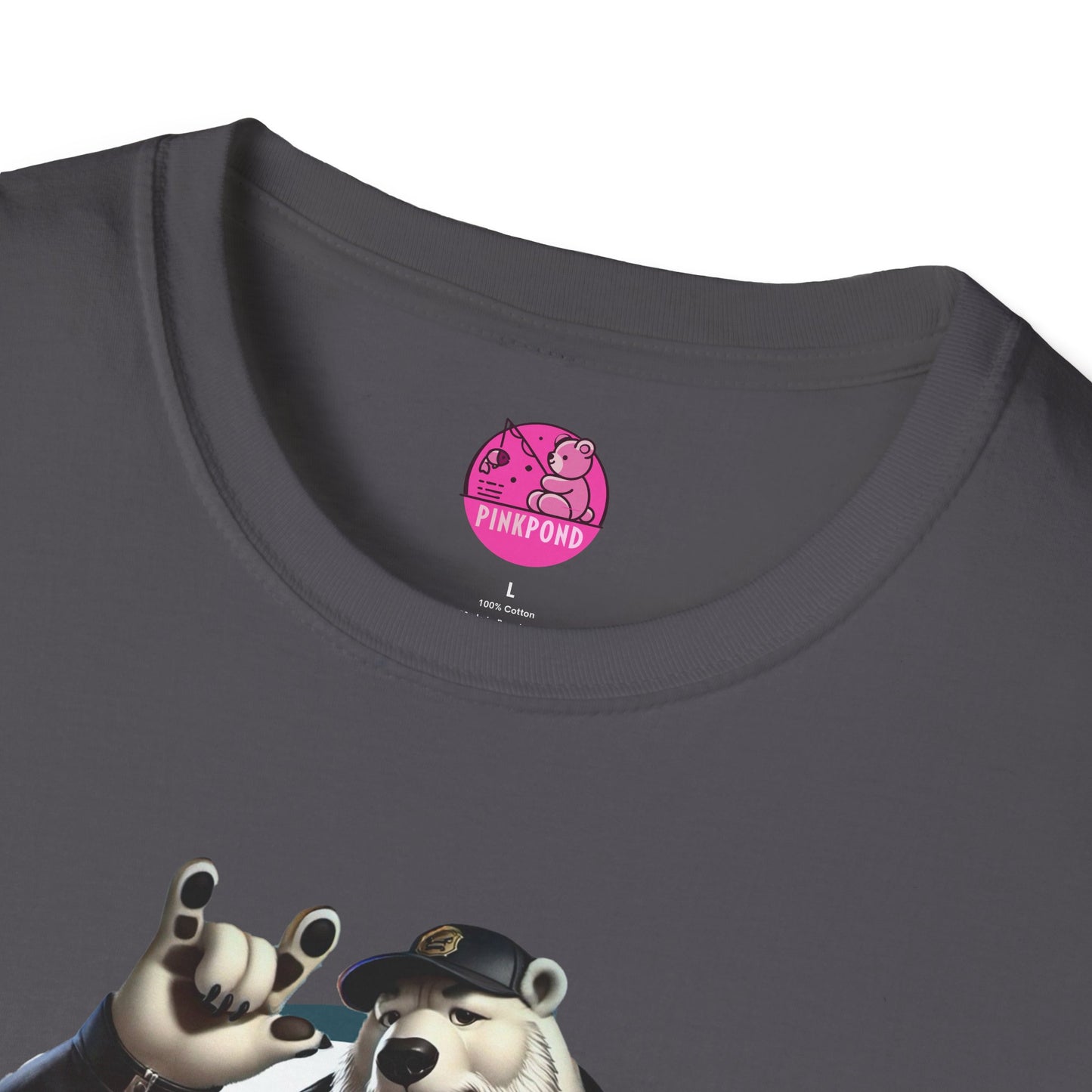 Artic Rebel Polar Bear Love Graphic Tee - ASL Love Sign