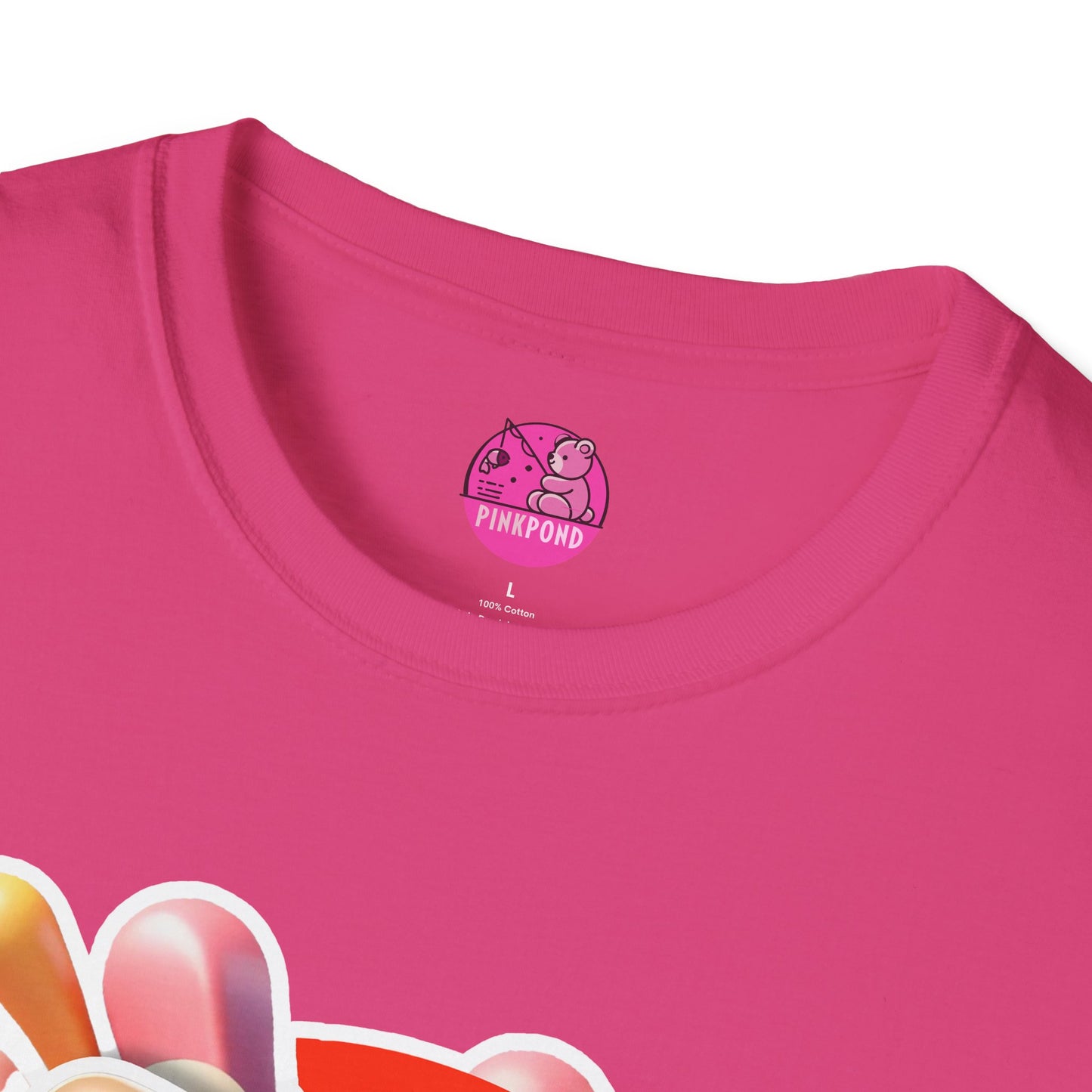 Katey Cat T-Shirt - Burst of Playful Energy | Unisex Softstyle