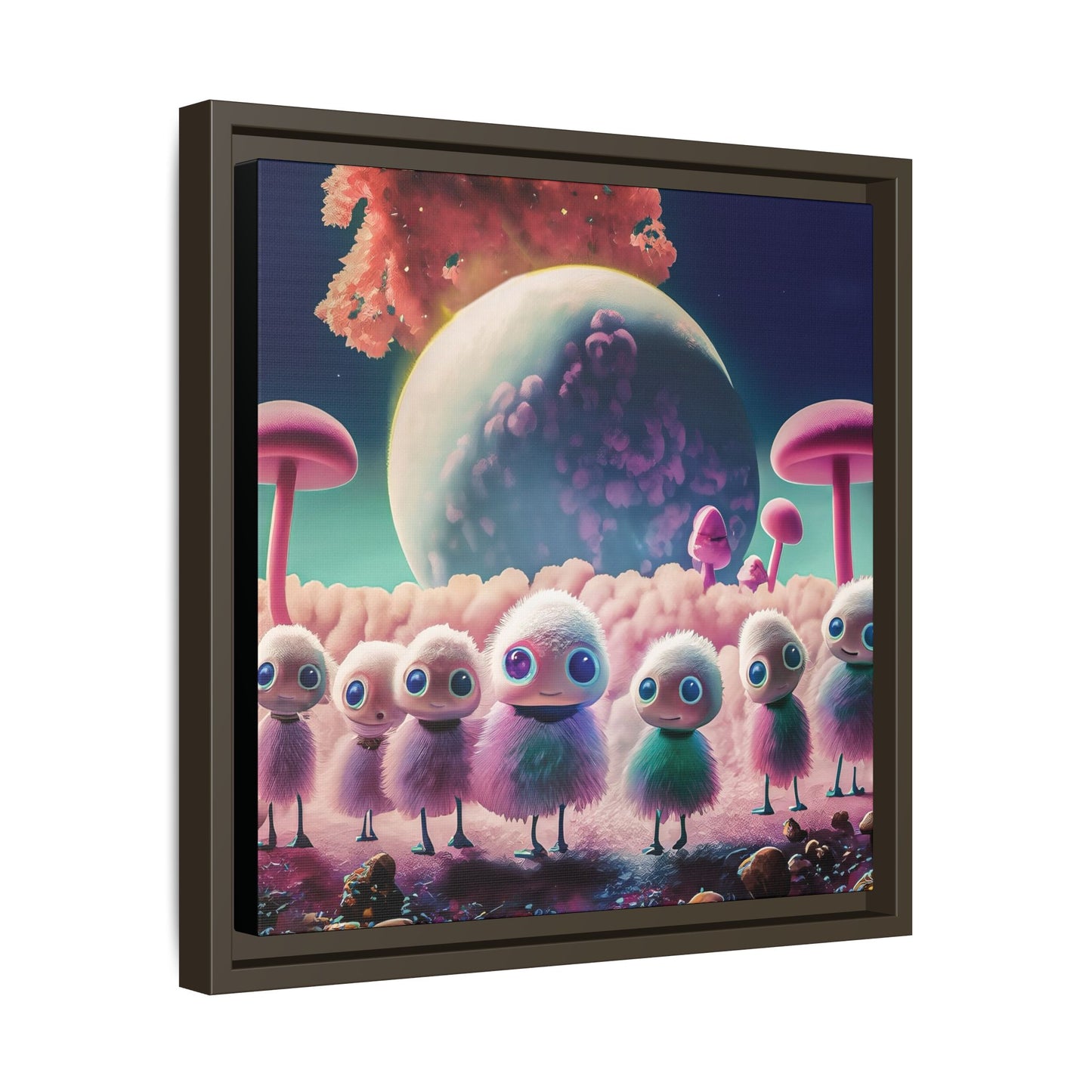 “"Keep smiling," whispered Axlar. "We can eat them later." – Fine Art Canvas Print By Andrew McCarter